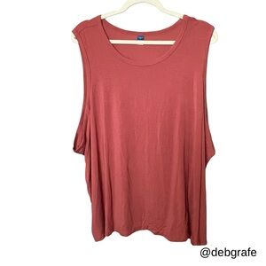 🚨Old Navy Women's 4X Sleeveless Pullover Tank Top P2P;32' L:32"
